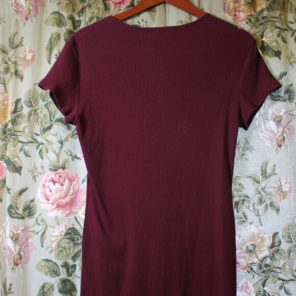 No boundaries - ribbed lace-up sweater dress - Picture 2 of 4